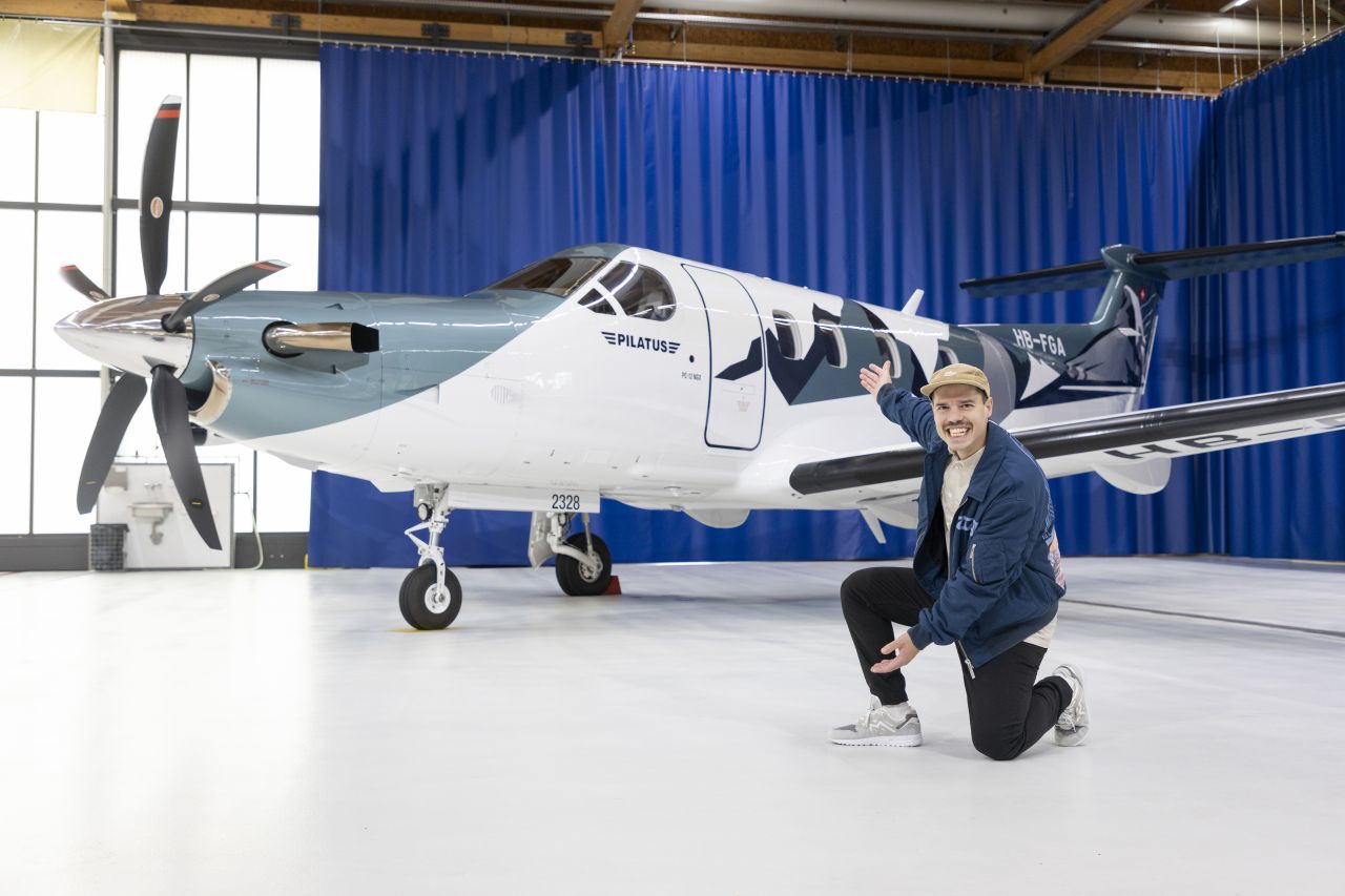 Flying Swiss Art – “Anoy”, the Artist From Nidwalden, Designs Our New Demo Aircraft