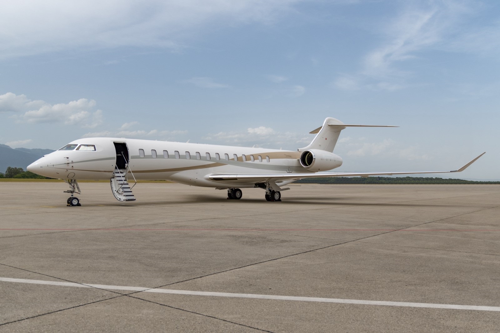 Global Jet’S latest fleet addition for charter - a brand new 2021 Bombardier Global 7500