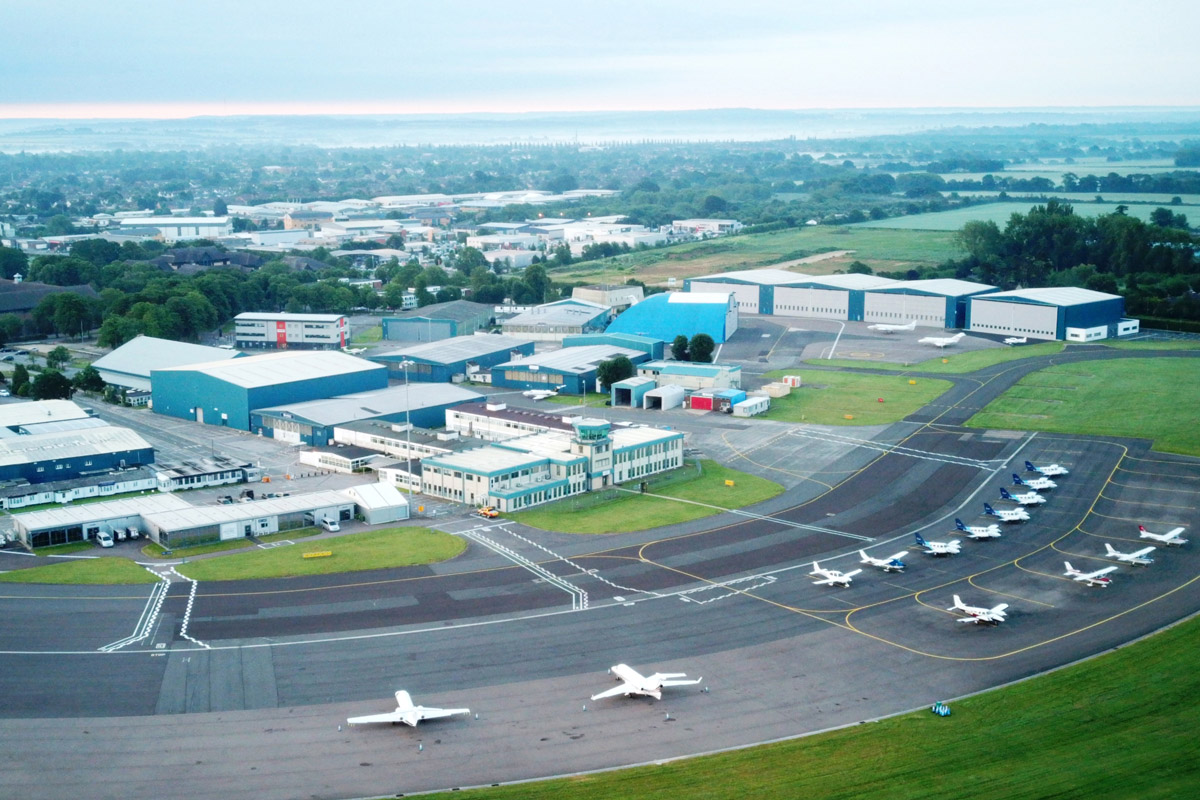 London Oxford Airports business jet movements in 2021 were 33% up over 2020