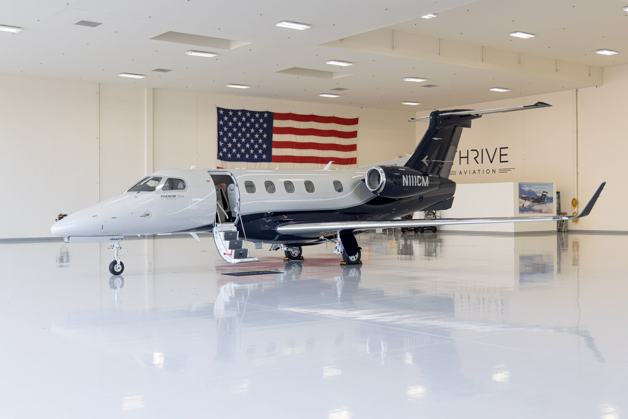 Thrive Aviation adds a Phenom 300E in partnership with Munday Aviation LLC