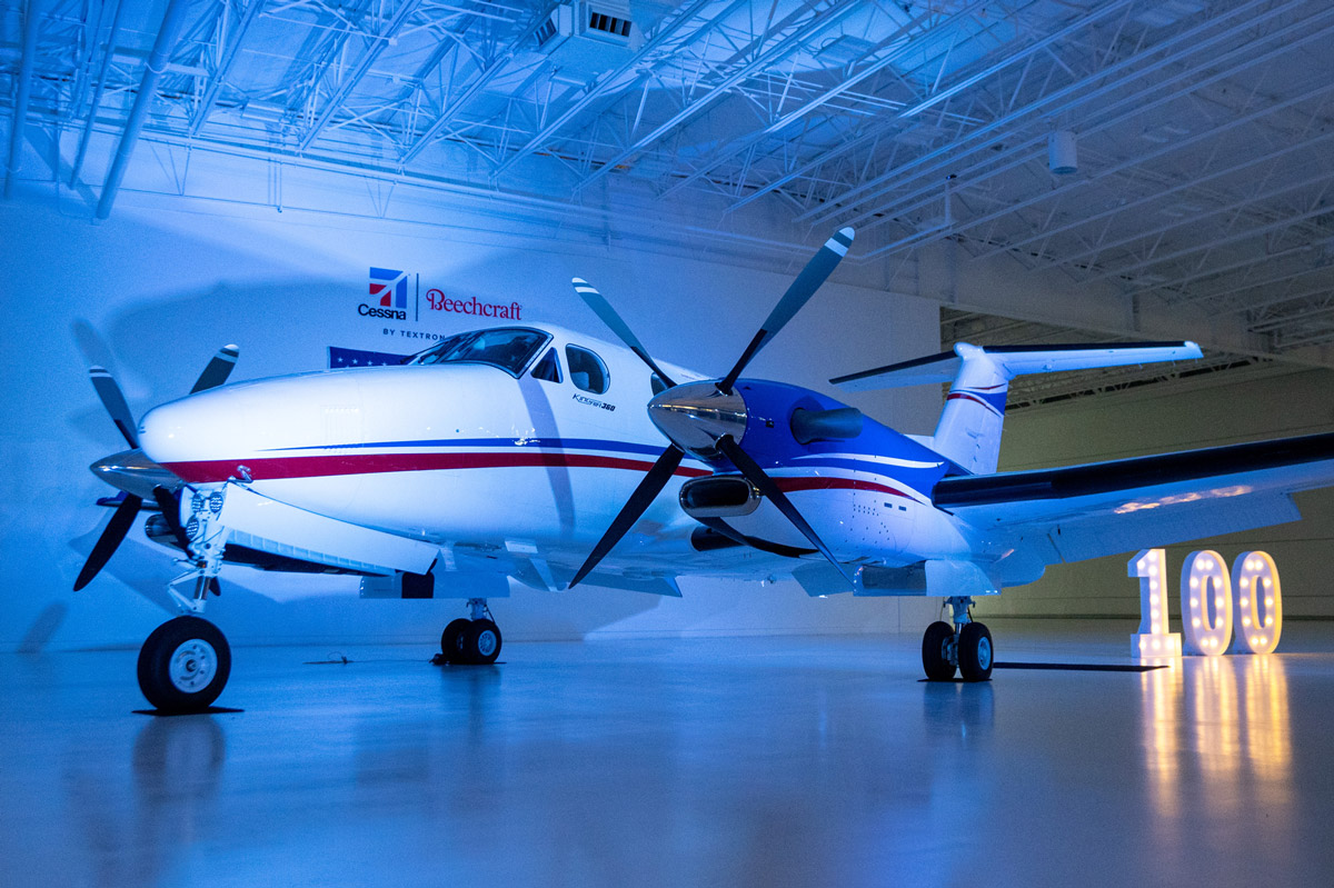 Beechcraft King Air 360 reaches 100th delivery, continuing the legacy of the worlds most popular business turboprop