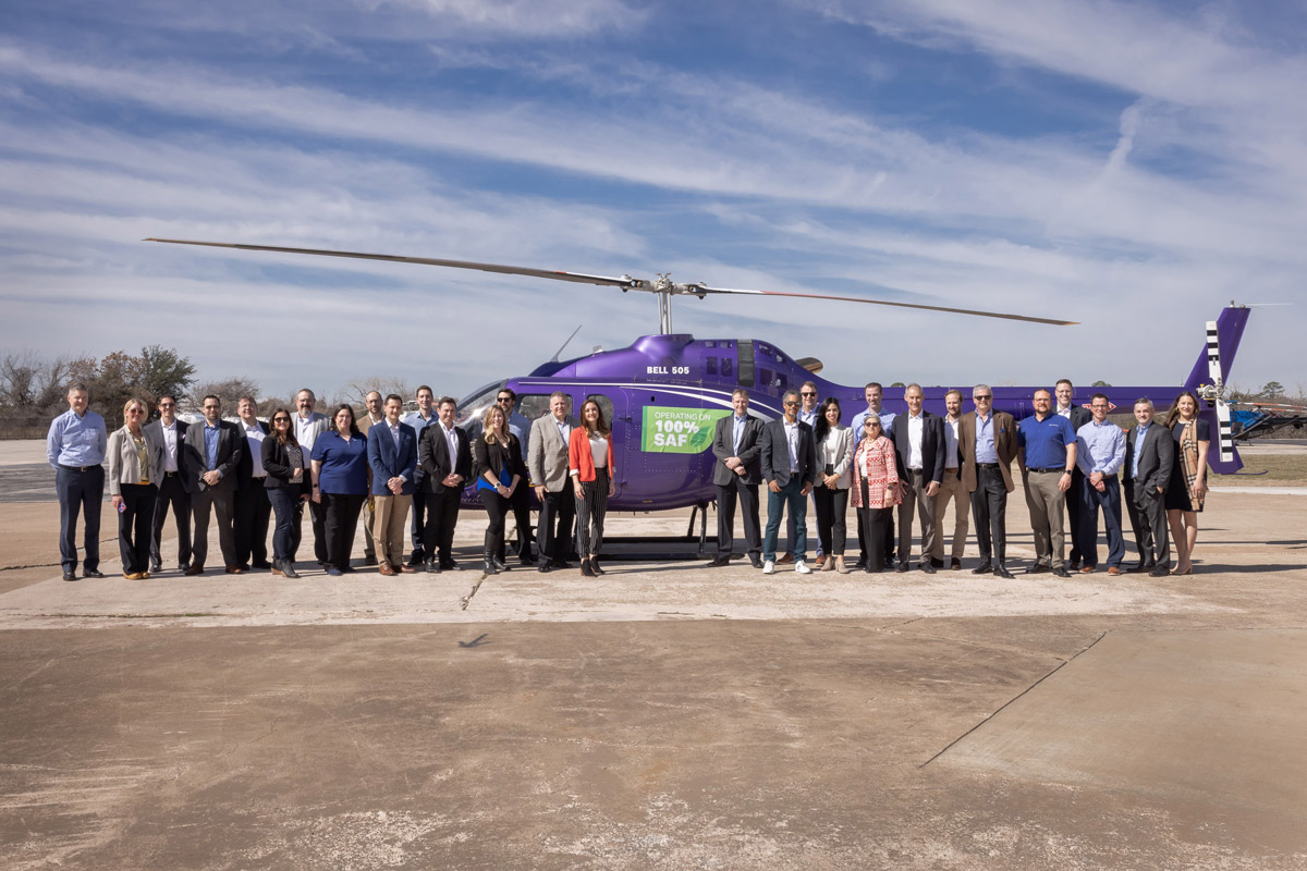 Bell 505 Becomes World’s First Single Engine Helicopter to Fly Using 100% Sustainable Aviation Fuel