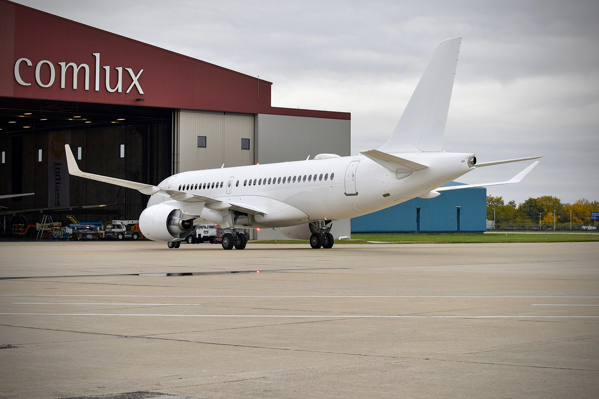 Comlux Completion Centre Celebrates Successful Delivery of Third ACJ TwoTwenty from Airbus
