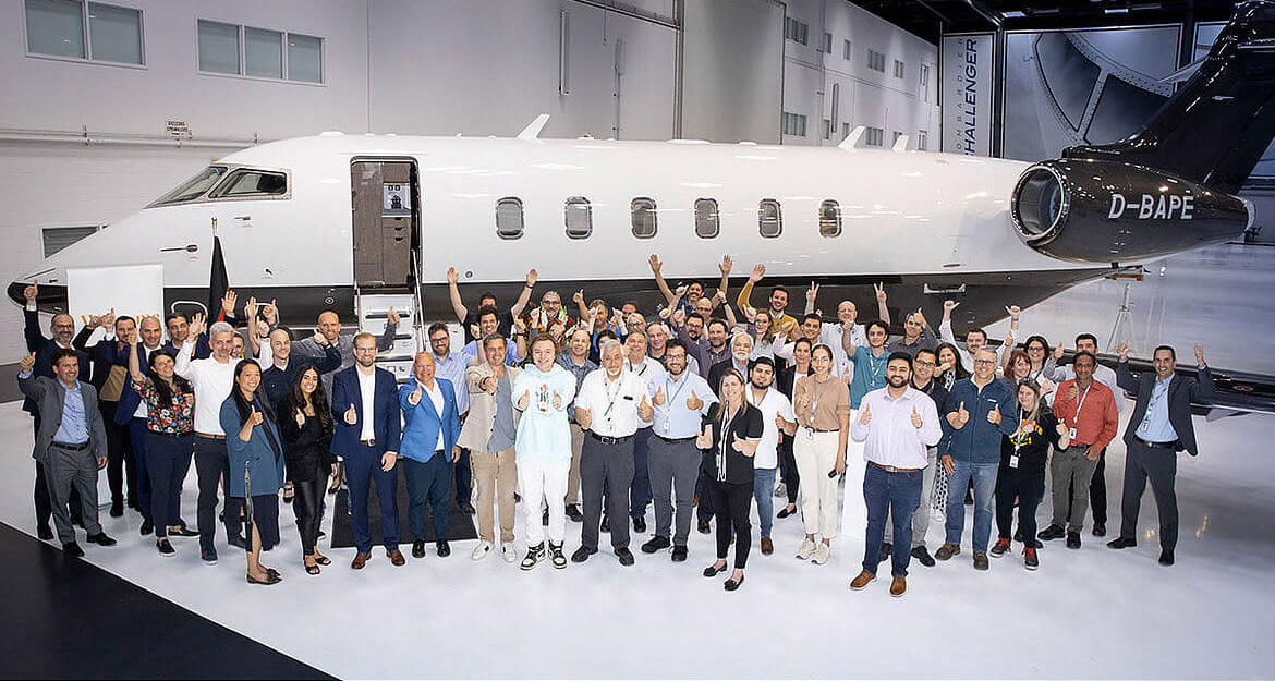 Aviator Aircraft and Aero-Dienst are Celebrating Bombardier’s First Challenger 3500 Delivery to Europe