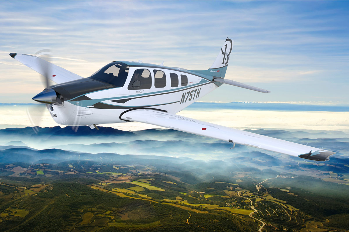 Textron Aviations special edition 75th anniversary Beechcraft Bonanza blends modern technology with retro styling