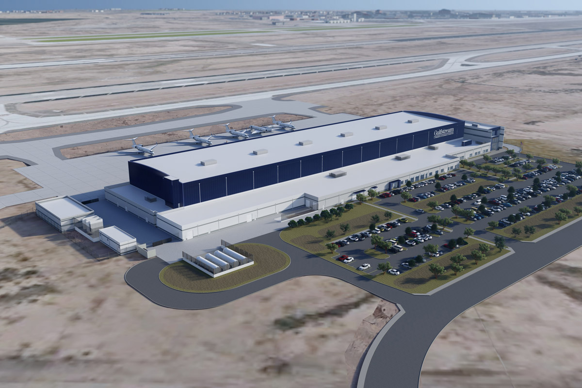 Gulfstream to build sustainable aircraft service center in Arizona
