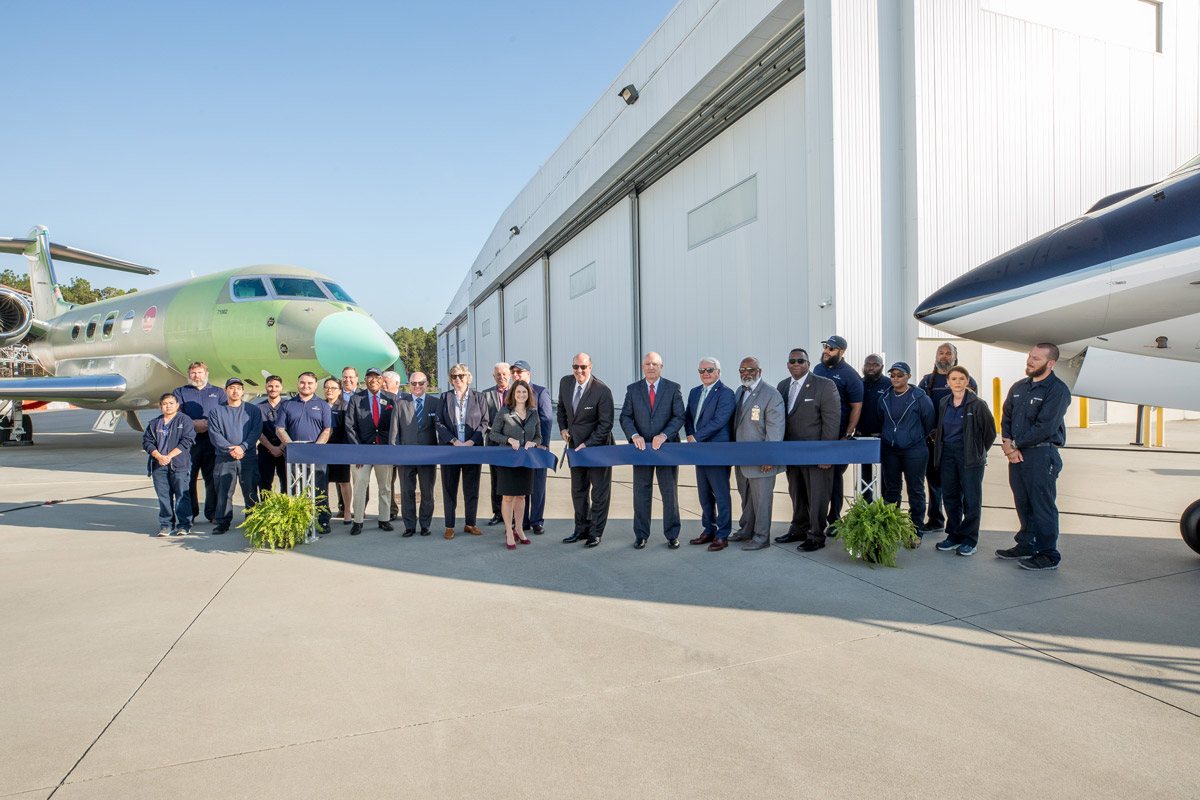 Gulfstream announces completion of latest next-generation manufacturing facility expansion