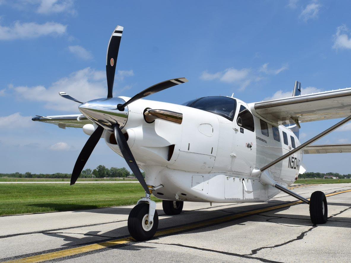 Daher unveils the five-blade Hartzell composite propeller option on new Kodiak 100 turboprop-powered aircraft and for retrofit