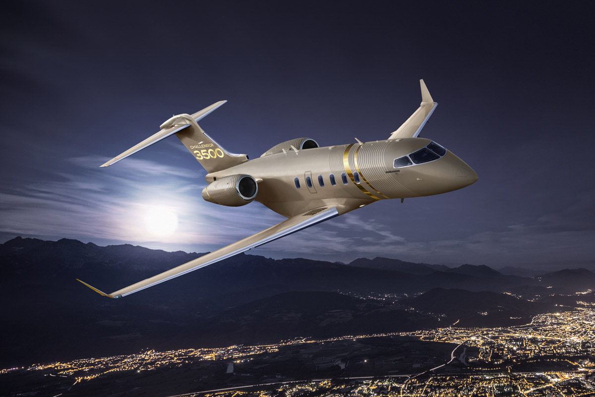 Bombardier Proudly Introduces the New Challenger 3500 Aircraft