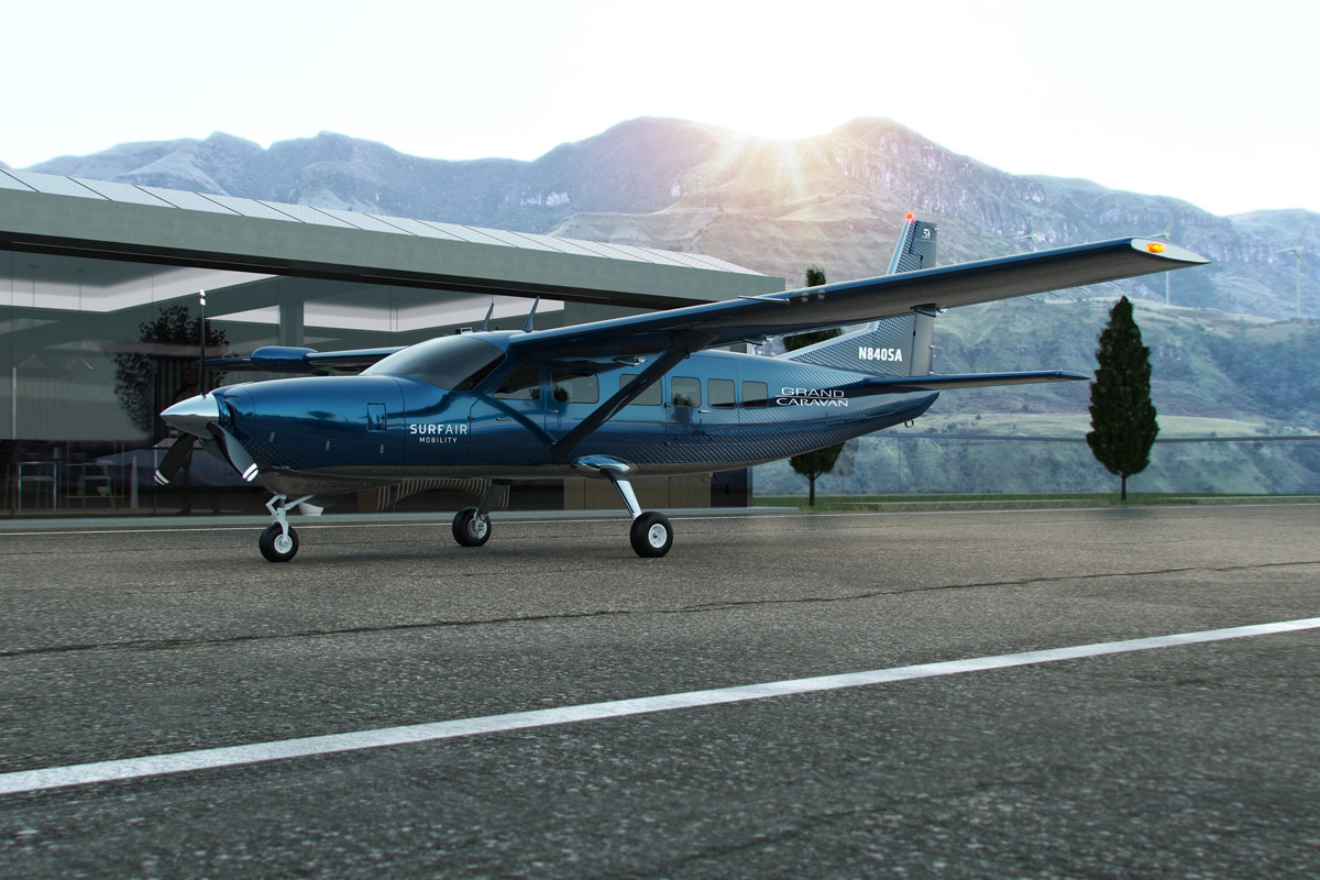 Textron Aviation announces order for up to 150 Cessna Grand Caravan EX aircraft to aid Surf Air Mobility in accelerating electrified commercial travel