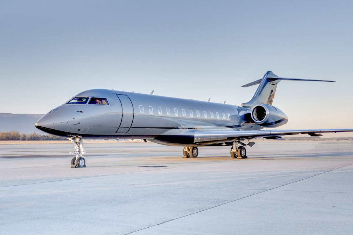 Global Jets management fleet growing a Global 6000 available for charter