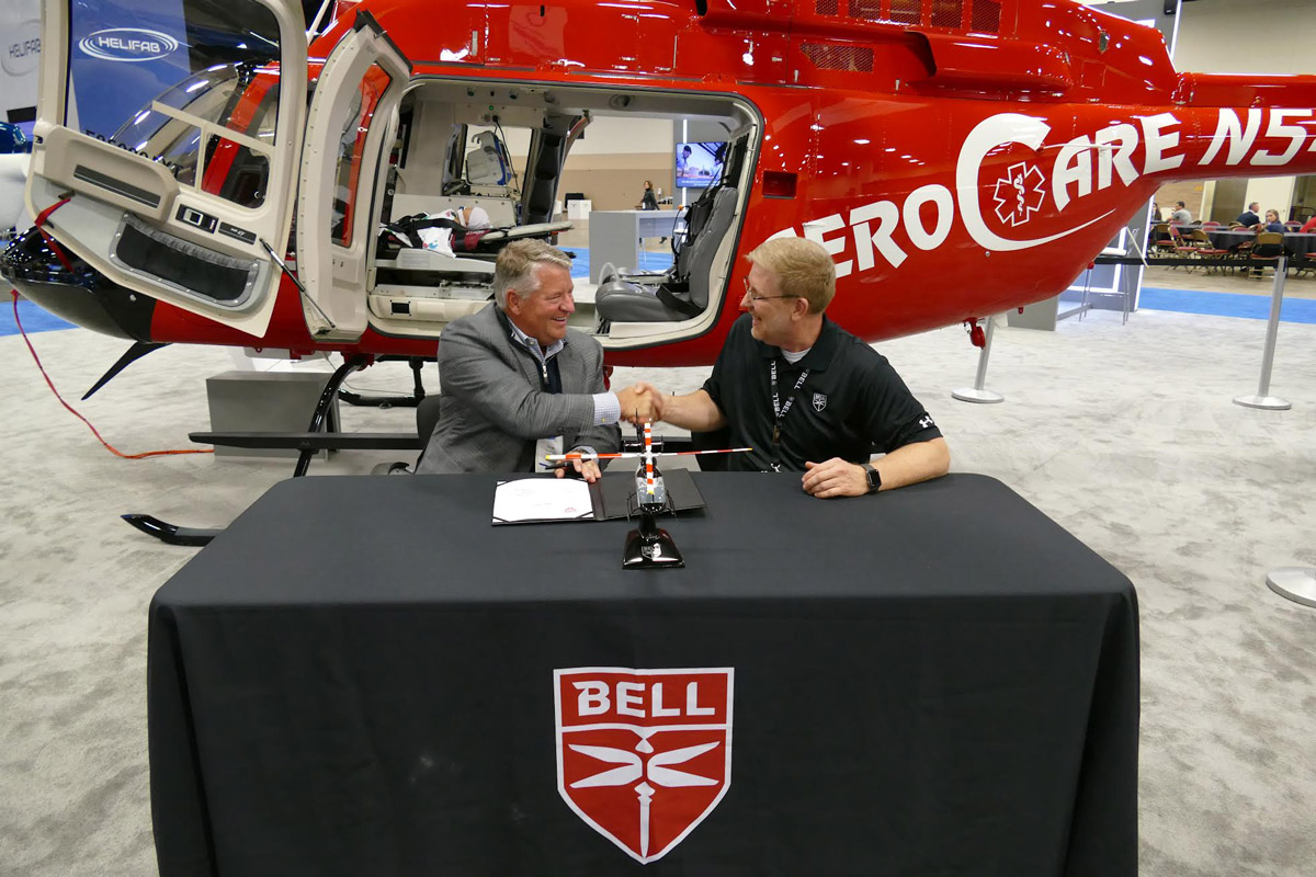Global Medical Response Signs Purchase Agreement for Six Bell 407GXi Helicopter Emergency Medical Services Aircraft