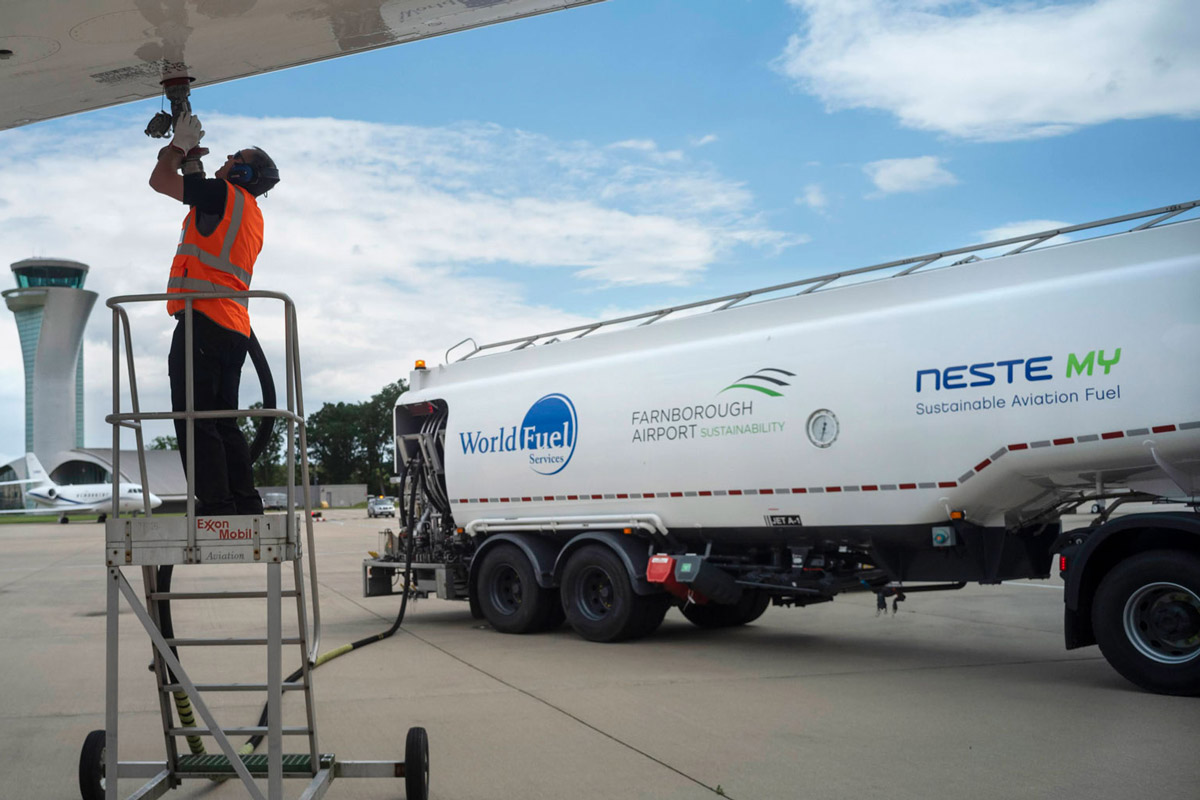 Farnborough Airport Company celebrates launch of its Net Zero Roadmap with industry leading sustainable fuel initiative