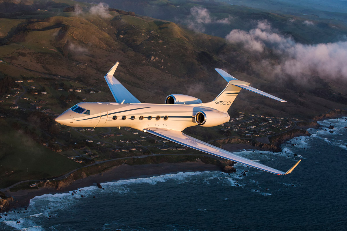 Gulfstream G550 completes 1 millionth flight