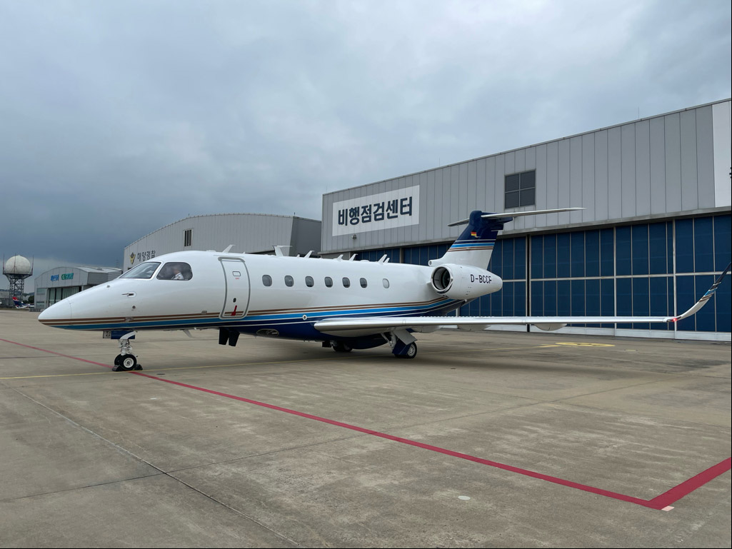 Embraer’s Praetor 600 Aircraft delivered to South Korea’s Flight Inspection Services Center