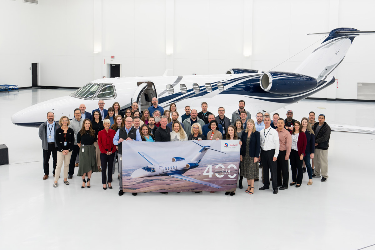 Textron Aviation celebrates milestone 400th delivery for Cessna Citation CJ4 Gen2