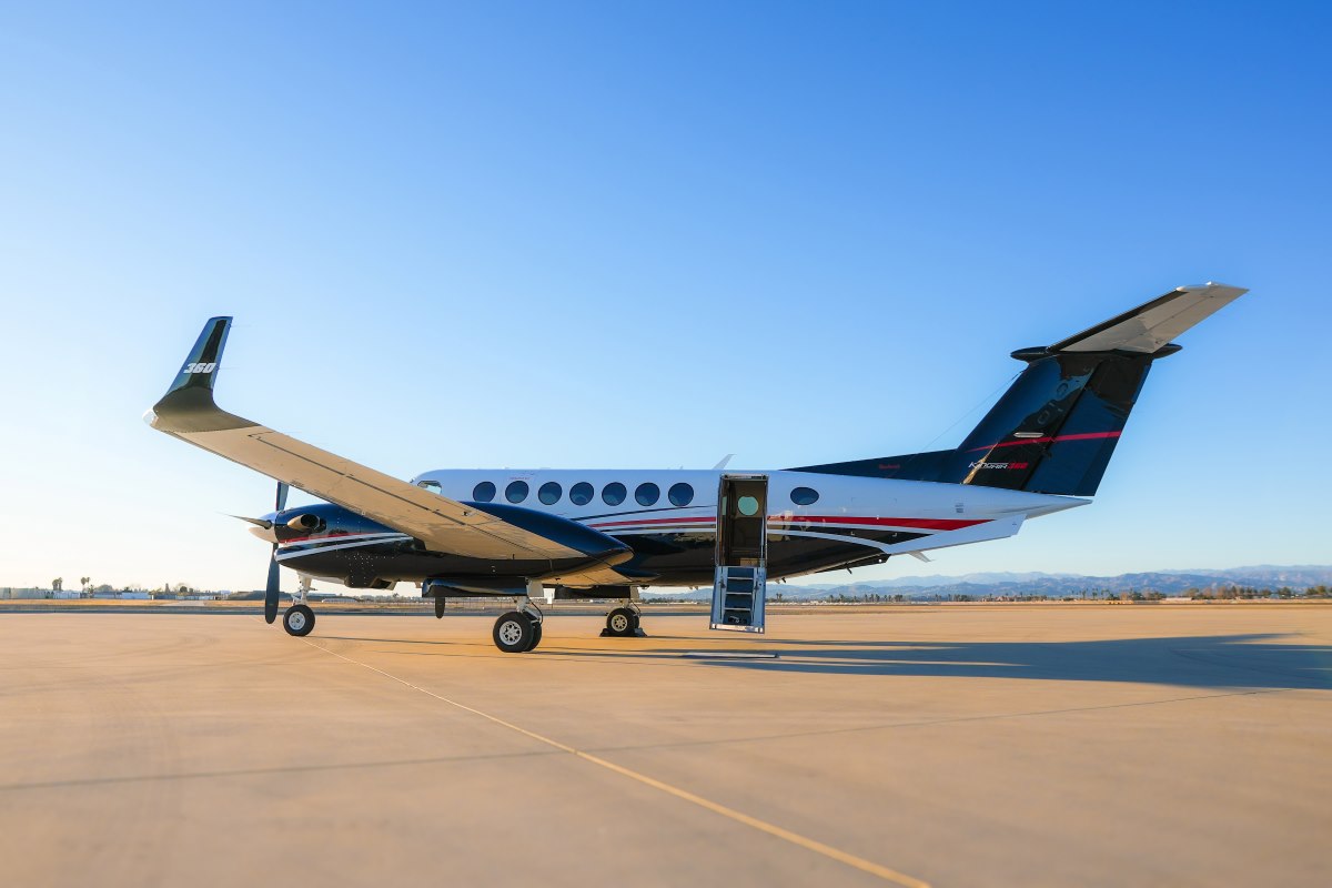 Sun Air Jets Welcomes new king air 360er to charter fleet 