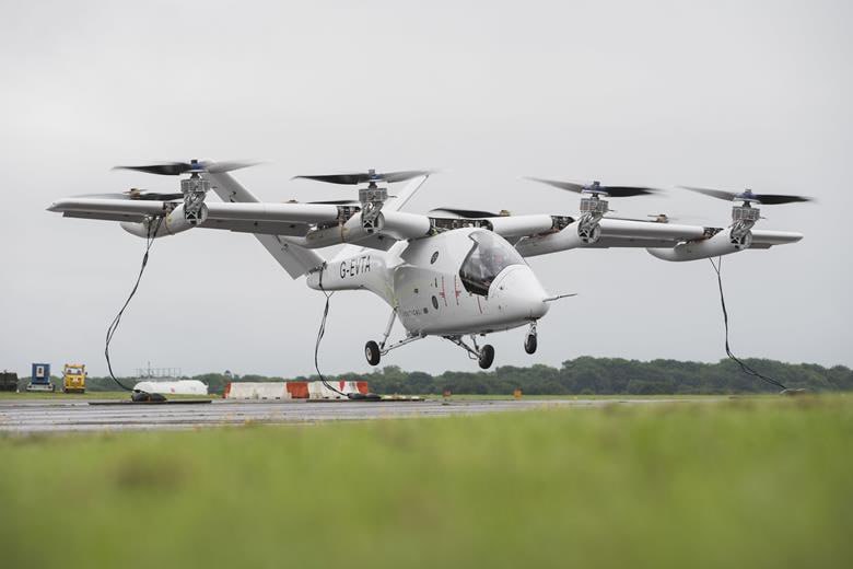New VX4 prototype completes first tethered piloted flight