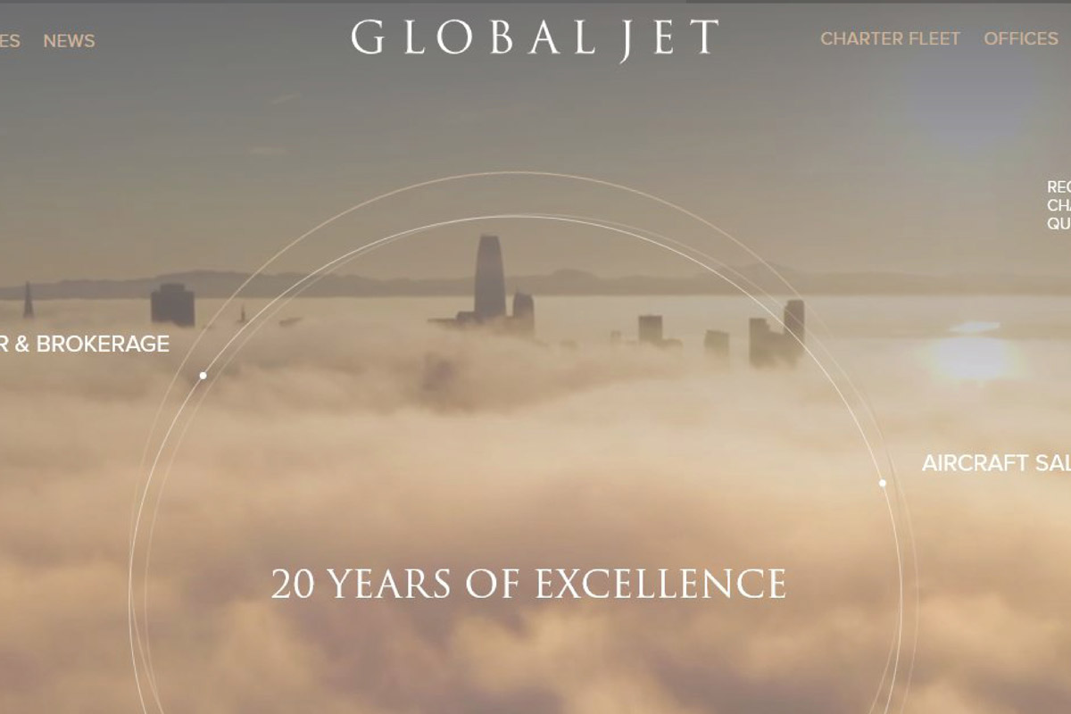 Global Jet's New Website