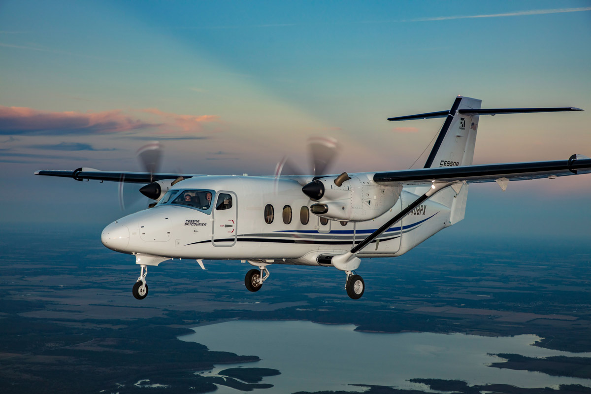 The next big thing in flight has arrived  Cessna Skycourier twin utility turboprop earns FAA type certification