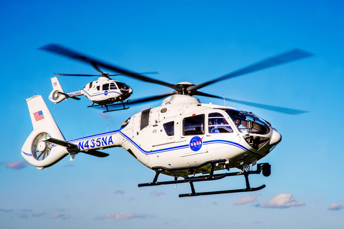 Airbus profiles NASA fleet of three H135s