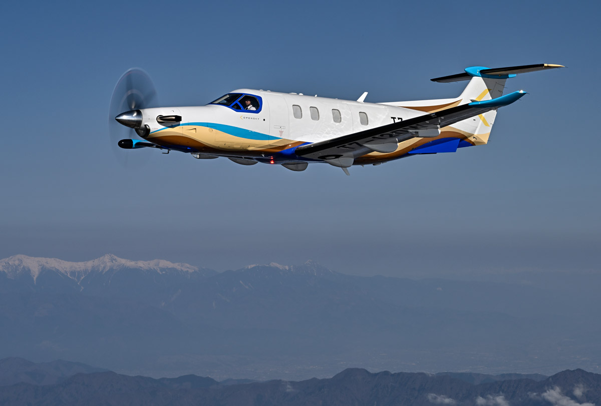 The First PC-12 NGX is Flying in Japan Now!