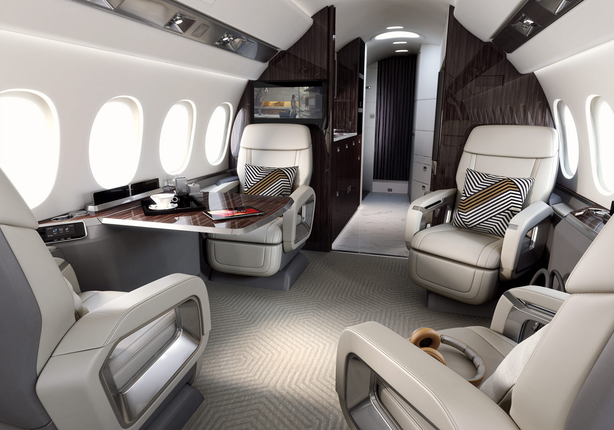 Falcon 6X Interior Receives Another Prestigious Product Design Award