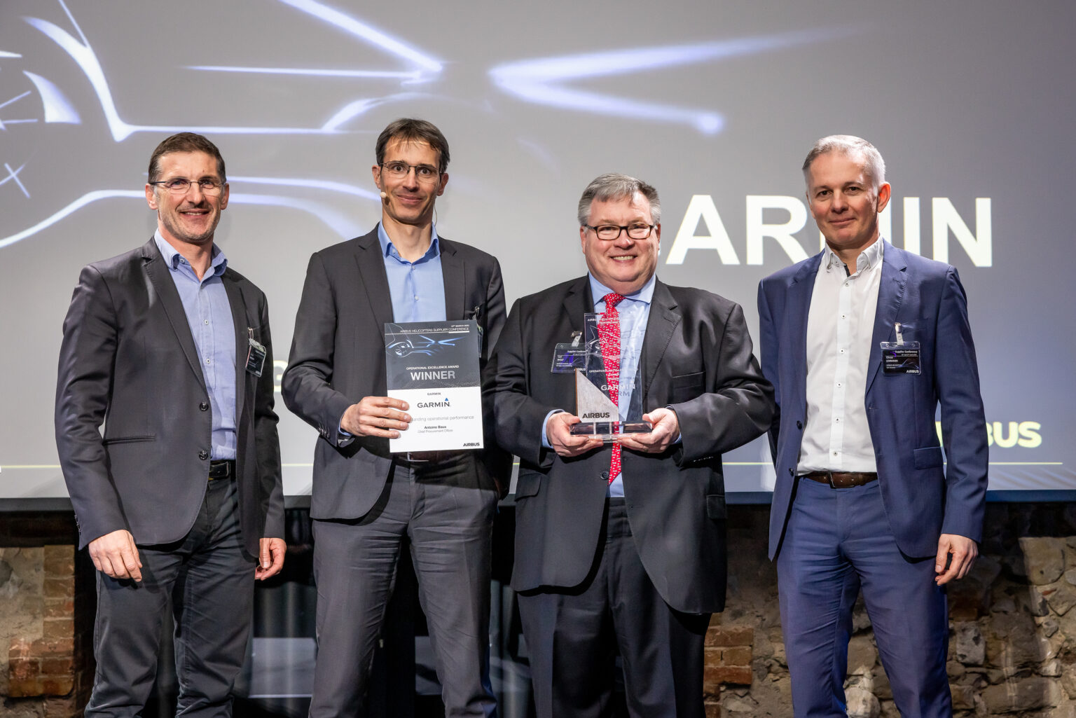 Garmin receives Operational Excellence Award from Airbus Helicopters