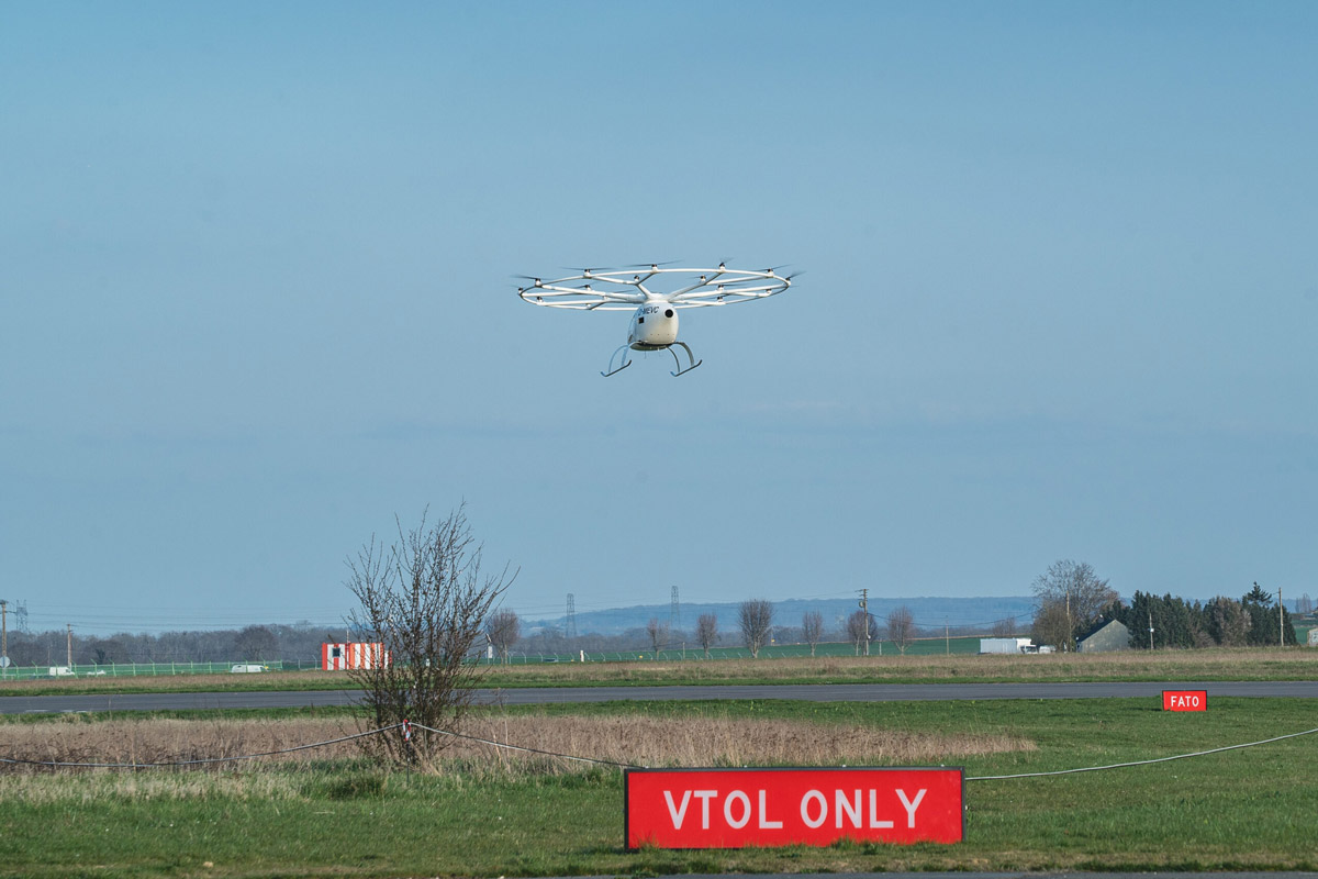 Volocopter Conducts First Crewed eVTOL Flight in France