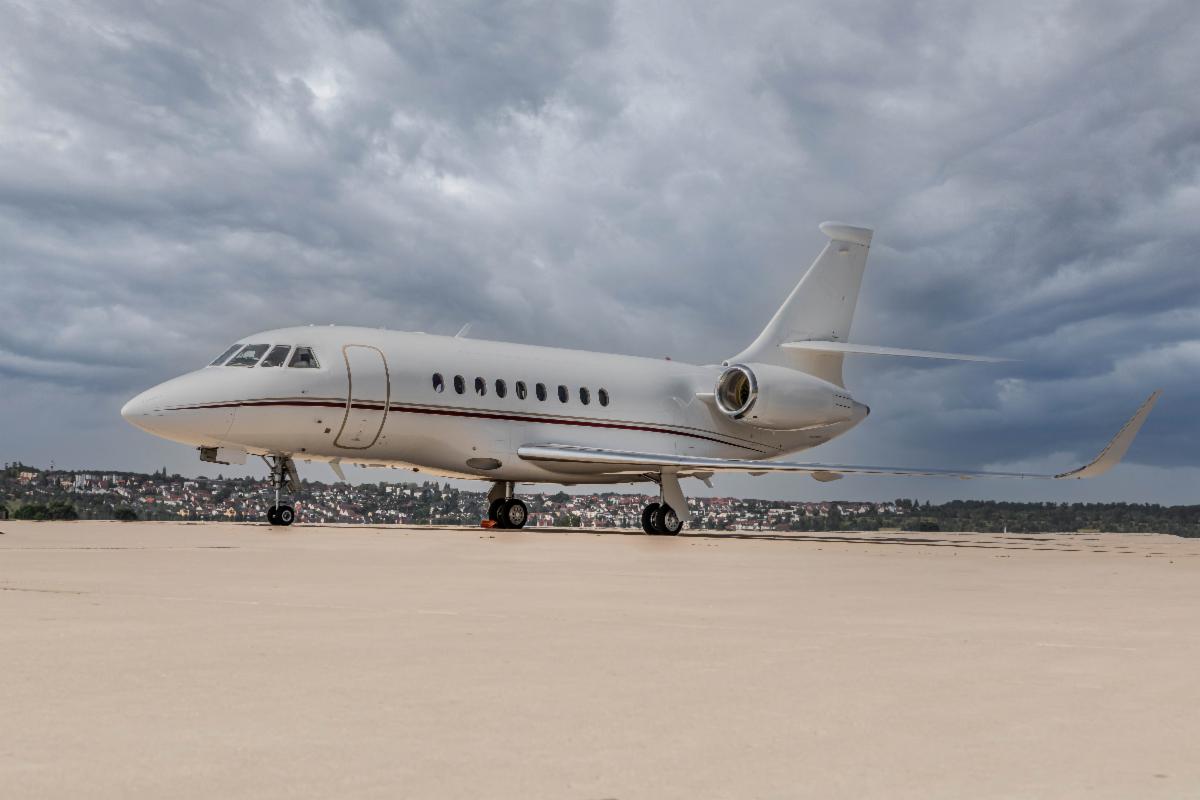 DC Aviation is pleased to announce that a Falcon 2000LXS has been added to its fleet