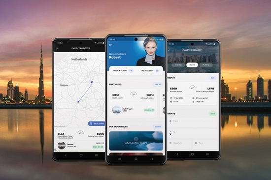 Luxaviation unveils new in-house-developed app with focus on eco-friendly charter travel management