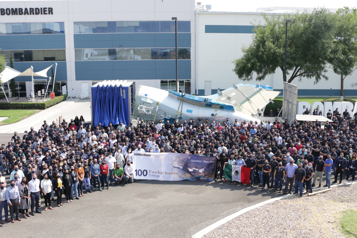 Bombardier Celebrates 15-year Anniversary of its Querétaro, Mexico