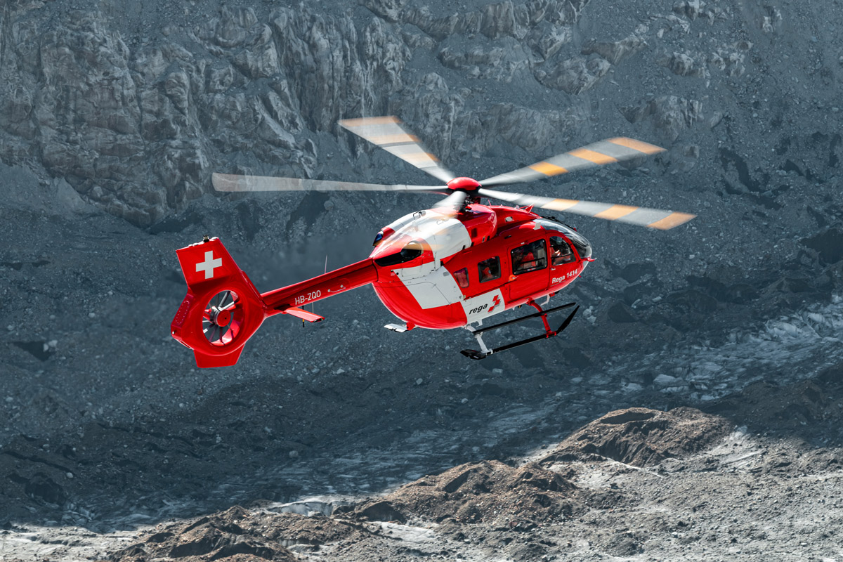 Swiss Air-Rescue Service Rega orders 12 additional five-bladed H145s for its mountain bases