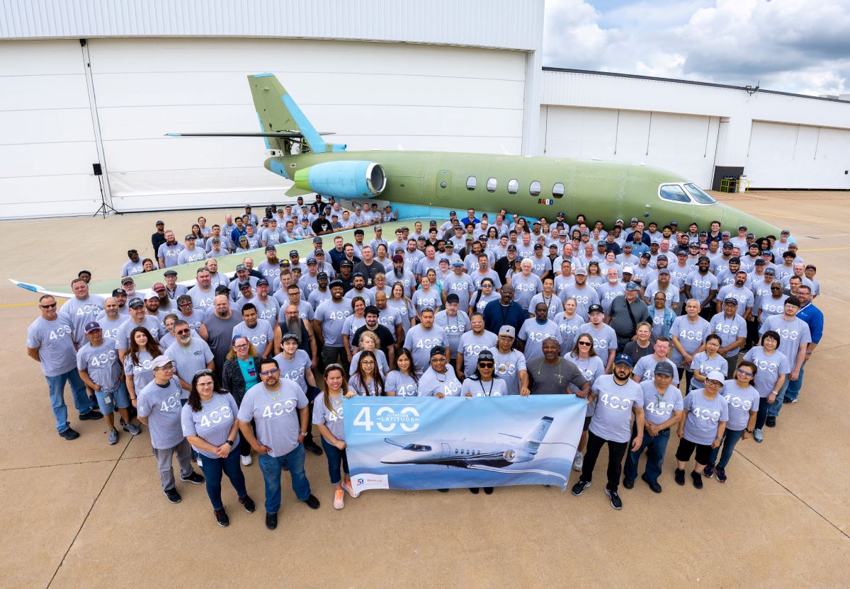 Milestone 400th Cessna Citation Latitude production rollout emphasizes its leading position in the midsize business jet market
