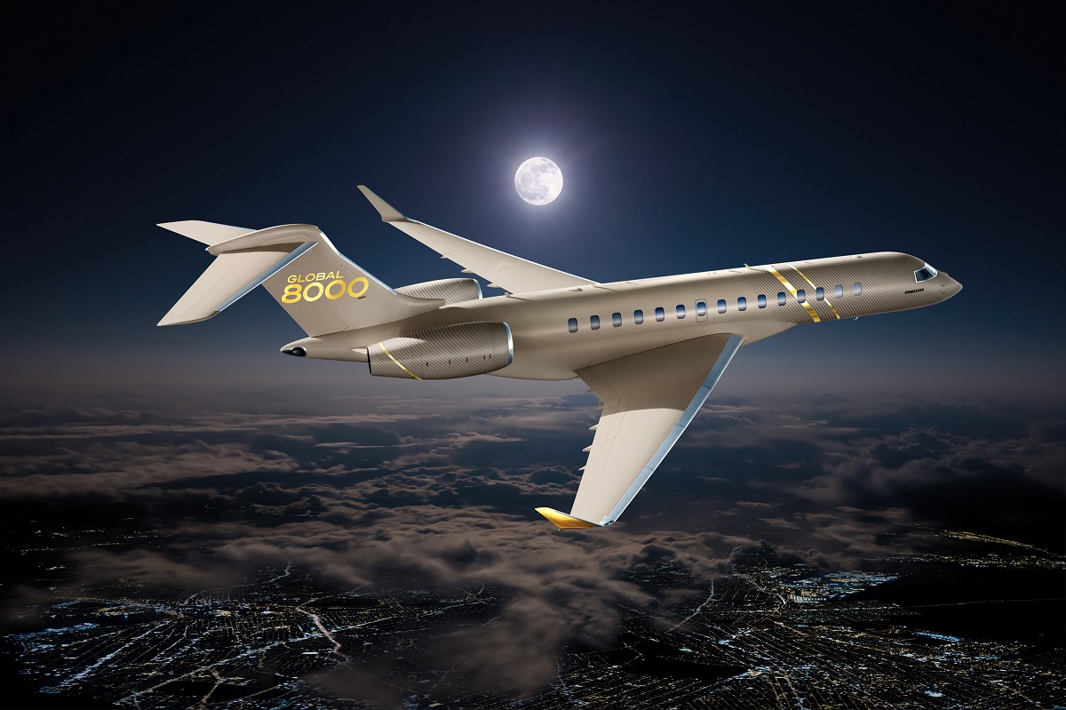 Bombardier Introduces Global 8000 Aircraft