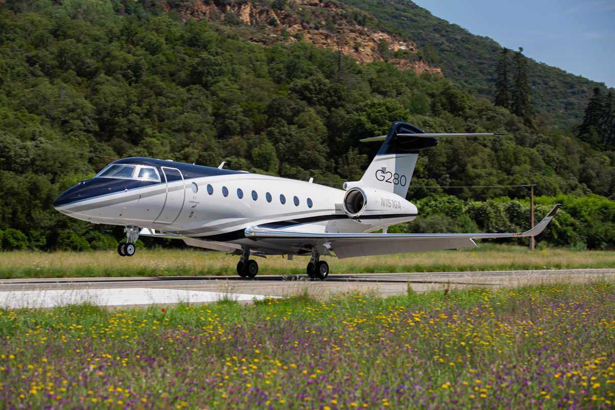 Gulfstream G280 cleared for operations at St-Tropez in La Môle